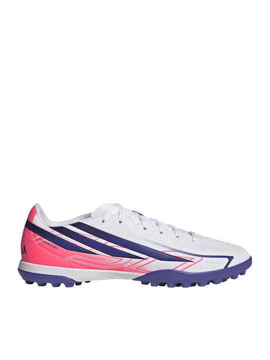adidas F50 Hyperfast Club TF Футболни Обувки С Гумена Подметка Бели