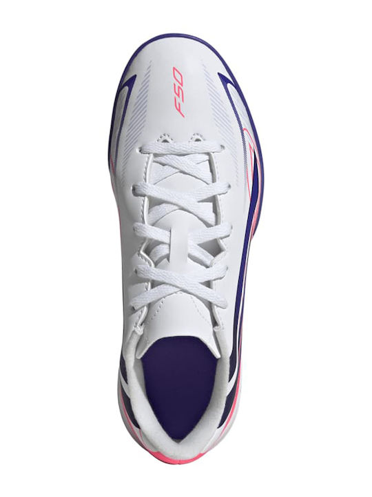 F50 Hyperfast Club TF Kids Soccer Cleats & Shoes Turf White