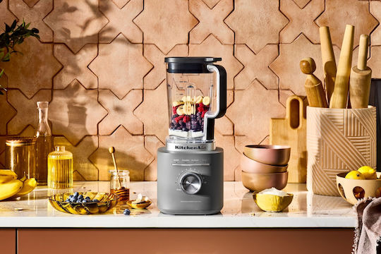 Kitchenaid Μπλέντερ με Πλαστική Κανάτα 2 lt 1200W Γκρι 5KSB2073EDG