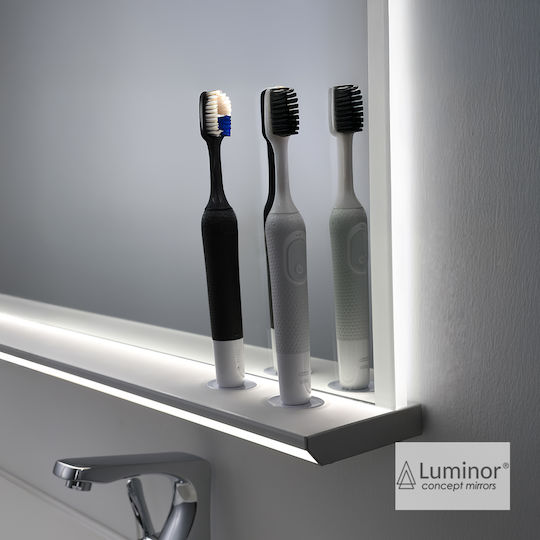 Luminor Καθρέπτης Μπάνιου Led από Πλαστικό 100x72cm