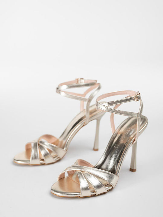 Leather Gold Sandals