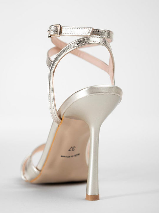 Leather Gold Sandals
