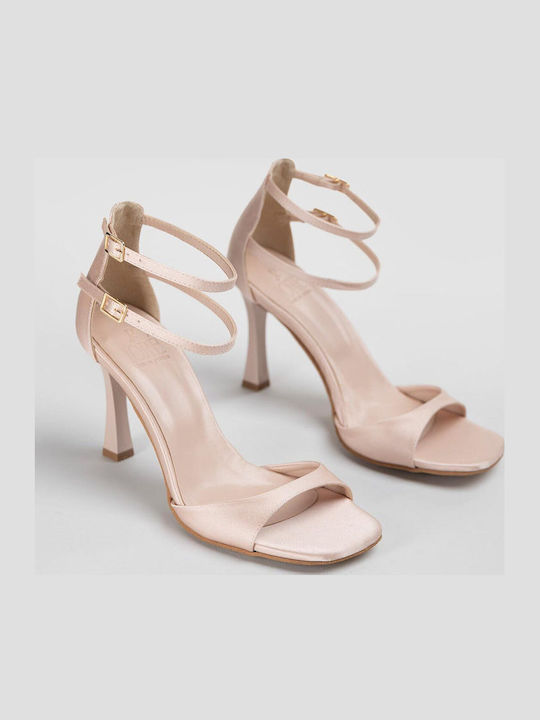 Fabric Pink Sandals