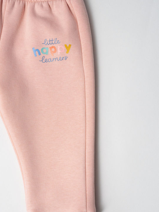 Kids Tracksuit Set Pink 2 Pieces