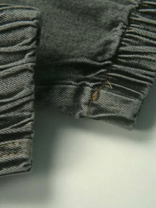 Kinderbekleidungssets mit Hosen & Mantel Winter 2Stücke Schwarz