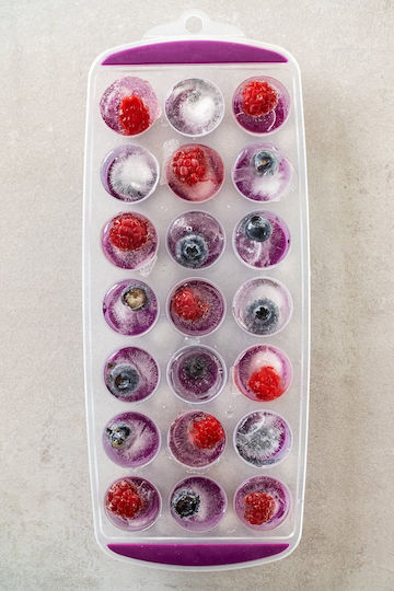 Kitchen Craft Παγοθήκη Κύβος από Σιλικόνη 21 Θέσεων Μωβ 35.00370