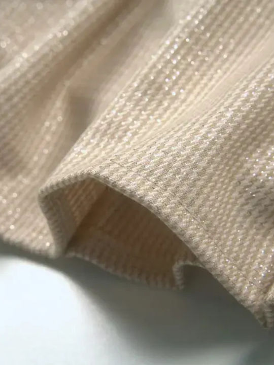 Mädchenkleid Gestrickt Set aus 2 mit Mantel Rosa