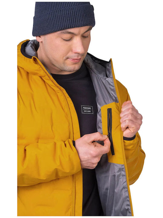Γυναικείο Μπουφάν για Χειμώνα Yellow