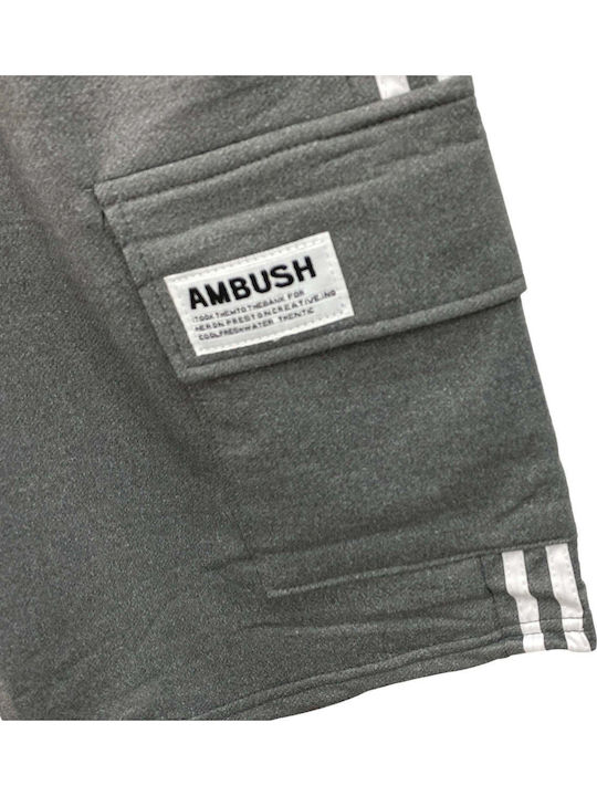 Herren Shorts Cargo Grau