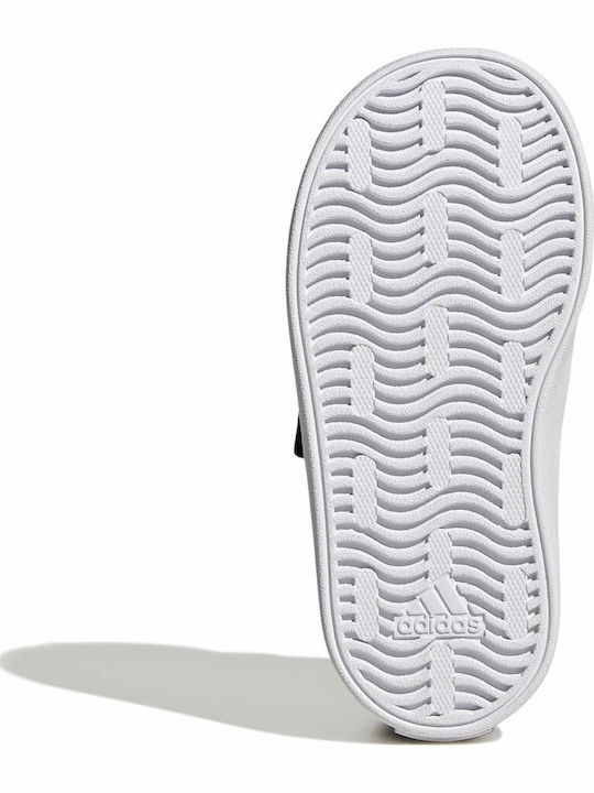 Vl Court Kids Sneakers with Hoop & Loop Closure Black