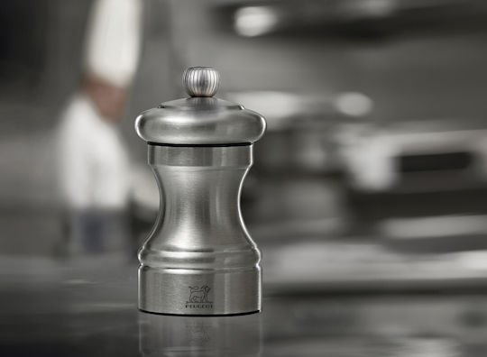Peugeot Manual Salt Mill Inox in Gray Color 10cm