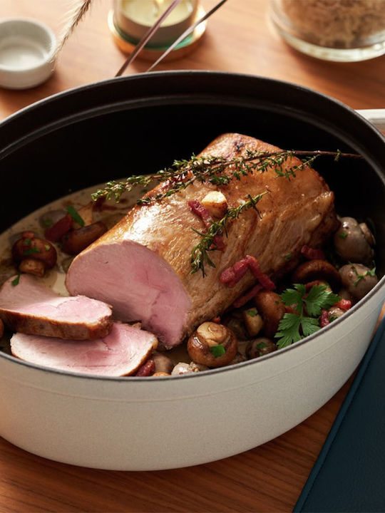 Staub Cocotte Гастрономически Съд Овален Чугунен 37x37см 8л
