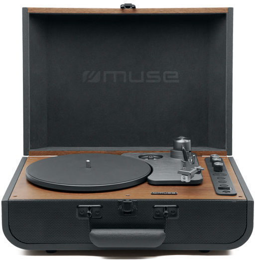 Muse MT-208AΤ Грамофон с Вградени Говорители Черен
