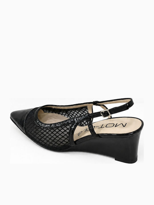 Lackleder Pumps Schwarz