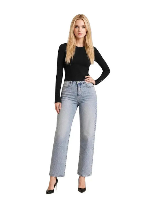 Damen Langärmeliges Schwarzes Pullover
