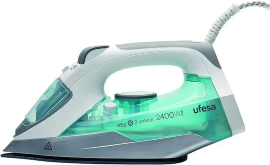 Ufesa Pv1100 Парна Ютия 2400W с Керамична Плоча и Постоянно Подаване на Пара 35гр/мин