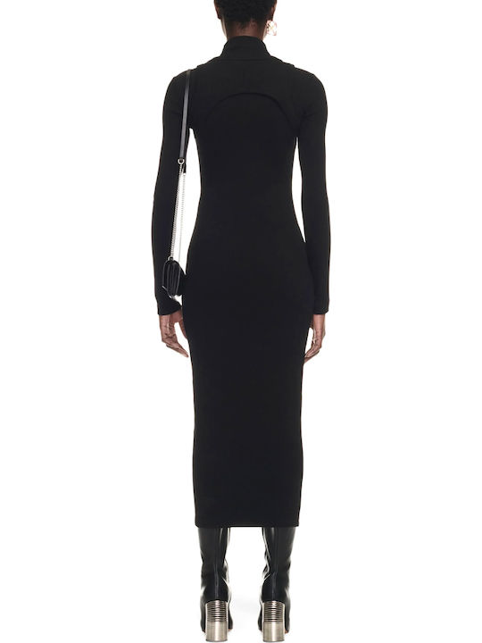 Off White Damenkleid Schwarz