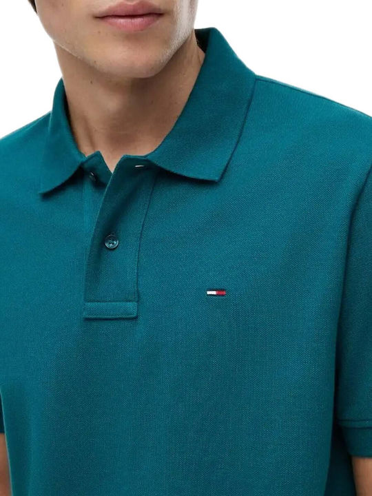 Polo Herrenbluse Petrol Blau
