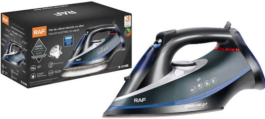 Raf Fier de Călcat cu Abur 2600W cu Placă Ceramică și Furnizare Continuă de Abur 35gr/min