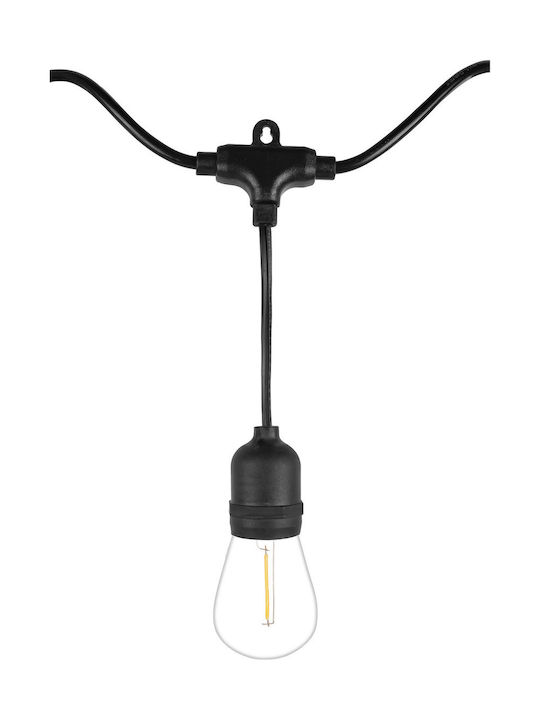 Forever Light Wasserdichte Lichterkette Beleuchtung LED IP54 7,2 m Warmweiß