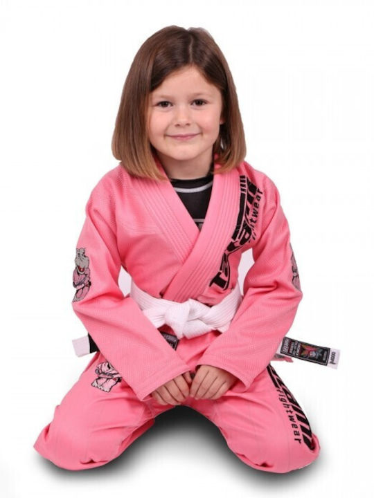 Tatami Fightwear Tatami Meerkatsu Uniformă Pentru Copii Jiu Jitsu Brazilian Roz