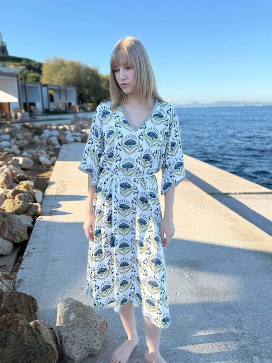 Achilleas Accessories Damen Maxi Kaftan Paloma Kaftan