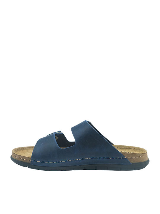 Men's Sandals In Blue Colour