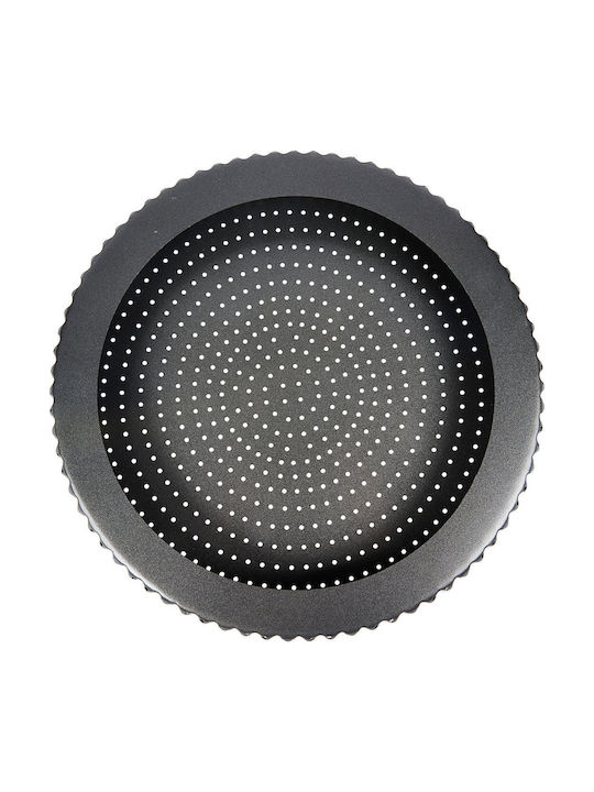 Kitchen Craft Quiche Durchlöchertes Backform aus Aluminium mit Antihaftbeschichtung 30cm