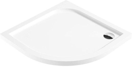 Deante Deante Semicircular Acrylic Shower 80x80cm White