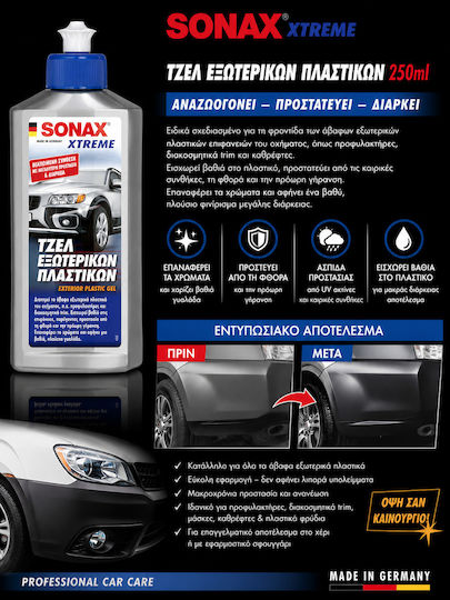 Sonax Xtreme Gel zur Auffrischung von Kunststoffe für den Außenbereich 250ml