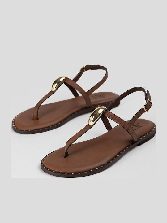 Women's Flat Sandals Brown