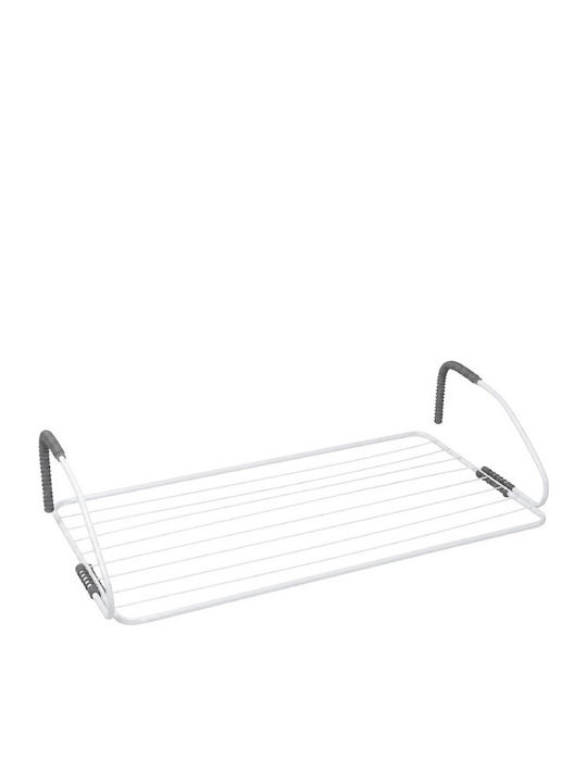 Sidirela Folding Hanging Metallic Clothes Drying Rack with Hanging Length 10m