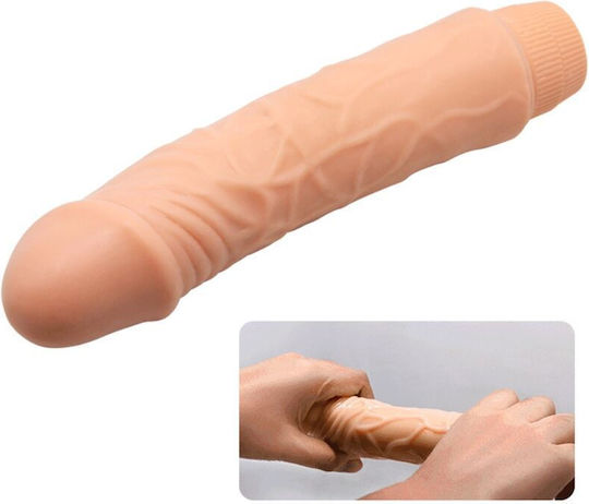 Baile Barbara Realistic Vibrator Ρεαλιστικός Δονητής 19.5cm Flesh