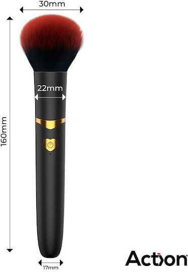 Sweetvibes Mini Κλειτοριδικός Δονητής 16cm Μαύρος