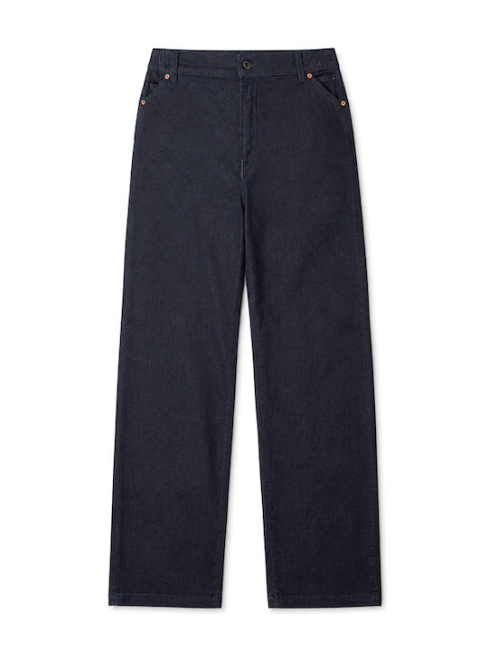 Men's Elastic Blue Jeans Pants