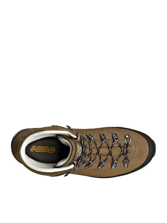 Asolo Nuptse Gv Mm Men's Hiking Boots Waterproof with Gore-Tex Membrane Brown