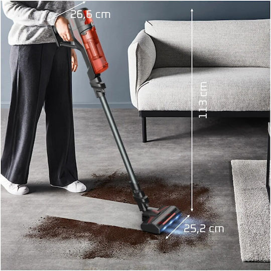 Rowenta X-force 8.80 Aspirator Stick Reîncărcabil Roșie
