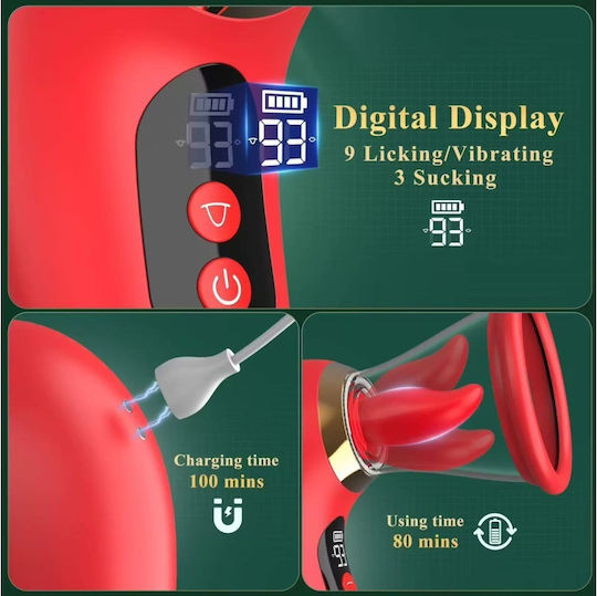 Ophelia's Dream Toys Anna Suction Tongue Stimulator 10td-670