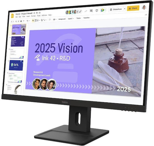 Lenovo ThinkVision E27Q-40 IPS Monitor 27" QHD 2560x1440 with 4ms GTG Response Time