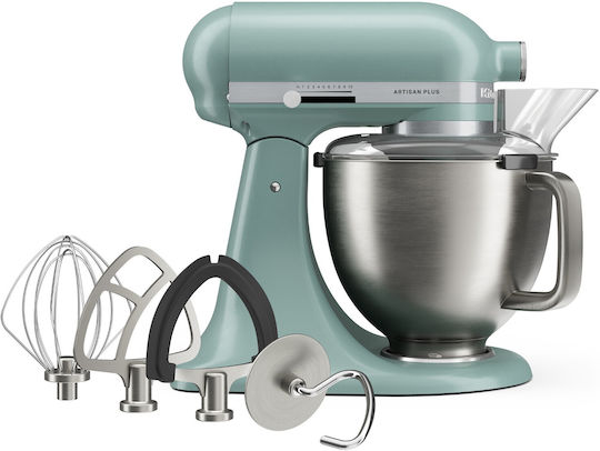 Artisan Plus Küchenmaschine 325W mit Rostfreiem Schüssel 4,7lt Minz Julep