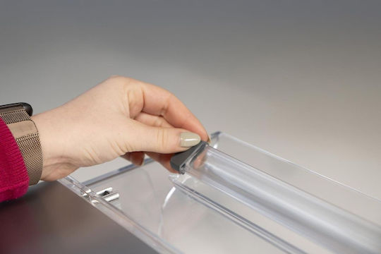 Plastic Paper Cube Holder in Transparent Colour 38x51.5cm 1 Piece