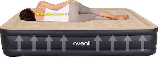 Avenli Avenli Doppeltes Camping-Luftmatratzen mit Integrierter Pumpe 203x157x47cm