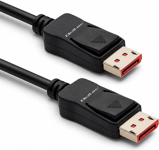 Qoltec Qoltec DisplayPort-Kabel männlich - 0,5 m Graue