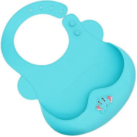 Set De Hrană Din Silicon Cu Bază Antiderapantă Albastră 5 Piese Pentru 6+ Luni