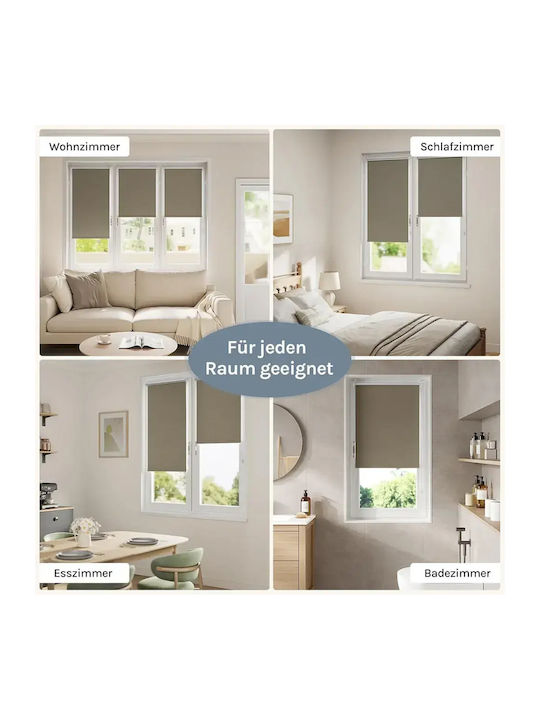 Woltu Woltu Rollos Verdunkelung Grau P60xH120cm