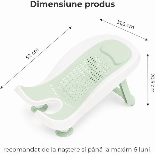 Kidizi Baie pliabilă pentru bebeluși verde