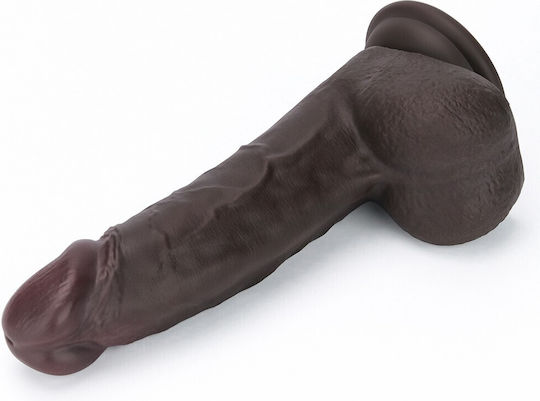 Lovetoy Dildo Dublu cu ventuză Negru