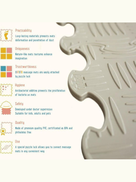 Ortoto Puzzle De Podea Educațional Pentru Copii 16 Piese