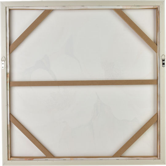 Inga Set 2 Gemälde 60x60cm Weiße Blumen