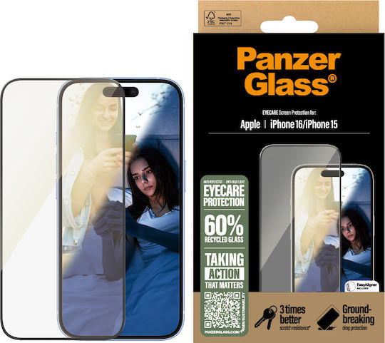 PanzerGlass Tempered Glass (iPhone 16)
